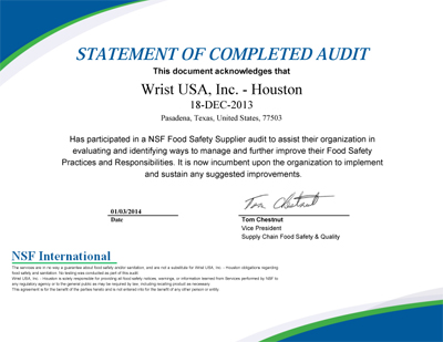 HACCP Certificate