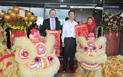 General Manager, Troels Larsen, Financial Director, Peter Mok and administrative employee, Maria Nordin