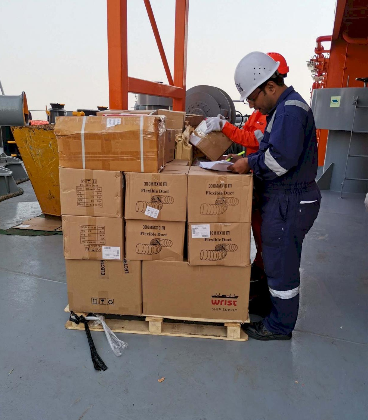 Wrist shipbuilding Supplier | Shipyards | Initial stores for Newbuilding